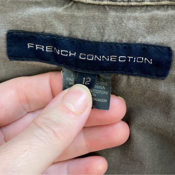 FRENCH CONNECTION Grey Corduroy jacket, short-waist, beautiful details; 00-05 - Picture 10 of 15